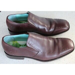 Ted Baker London 2093 Oxford Brown Leather Mens 9 Dress Shoes